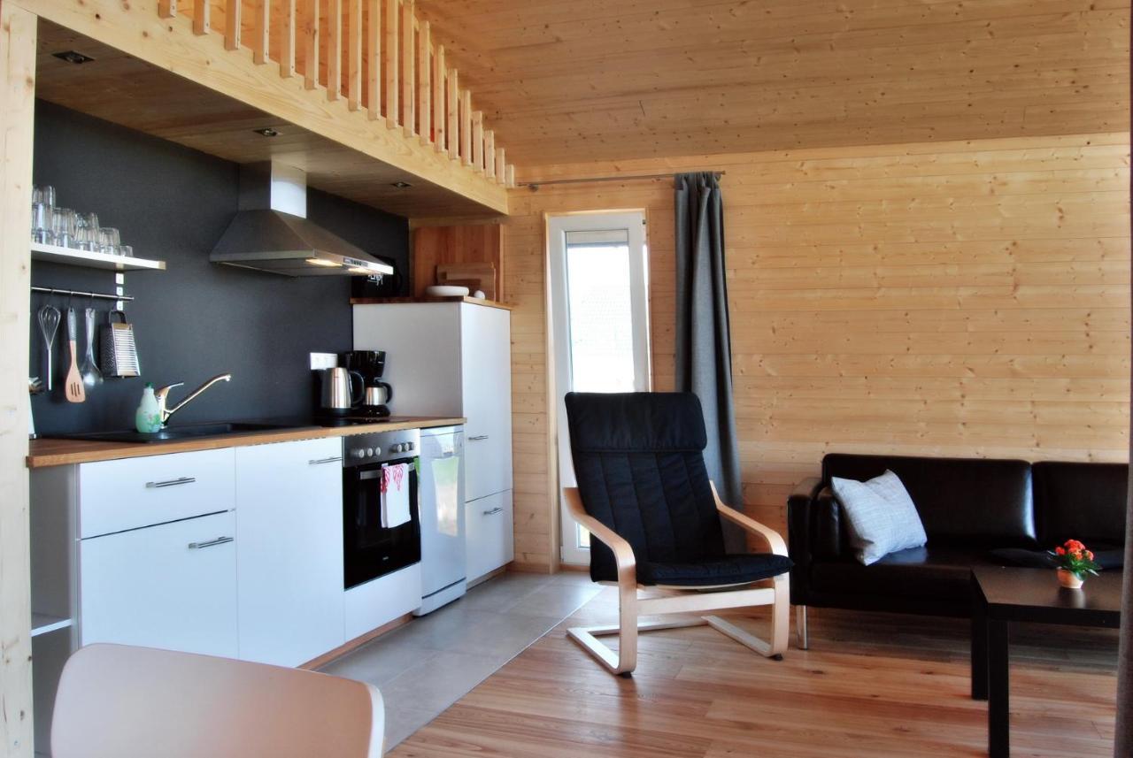 Schwarzes Holzferienhaus Mit Sauna -- Feldrain -- An Der Ostsee, Zierow Bei Wismar, 4-6 Personen Bagian luar foto